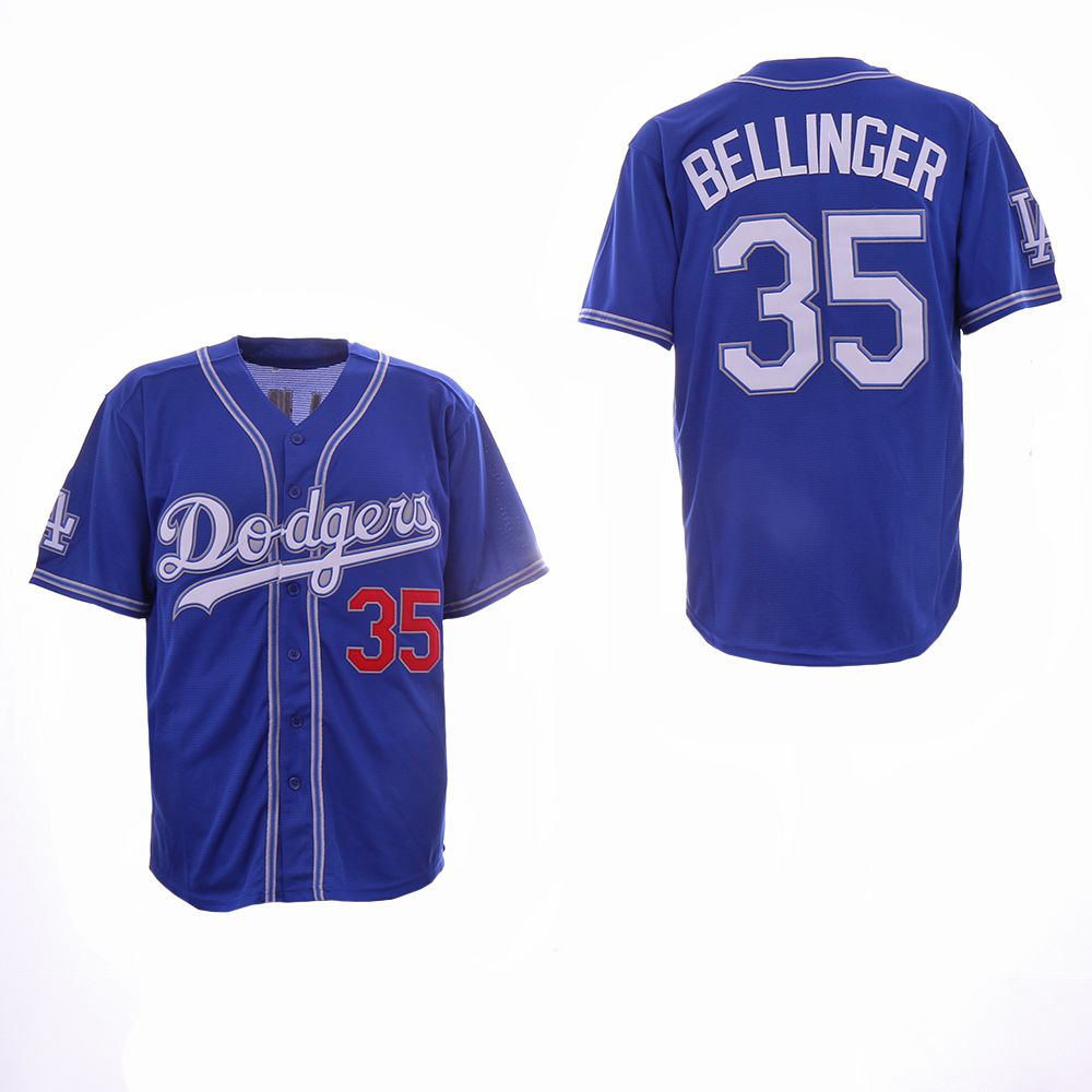 Men Los Angeles Dodgers 35 Bellinger Blue Fashion Edition MLB Jerseys